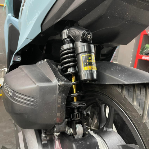 Phuộc RCB VD ty vàng cho Vario, Click chính hãng