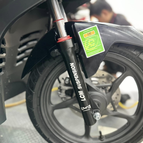 Phuộc trước LCM ty bạc cho AB 125/150/160