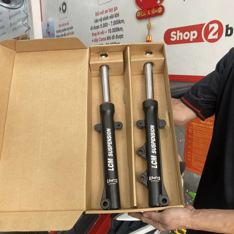 Phuộc trước LCM ty bạc cho Exciter 150 ty phuộc 26mm