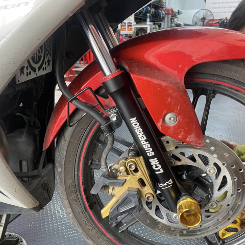 Phuộc trước LCM ty bạc cho Exciter 150 ty phuộc 26mm