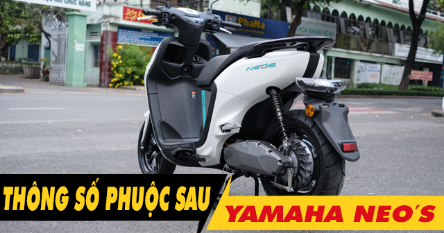 Thông số phuộc sau Yamaha NEO'S cao bao nhiêu? Thay loại nào tốt?