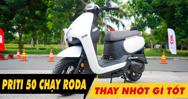 Xe SYM Priti 50 chạy roda thì thay nhớt máy như thế nào?