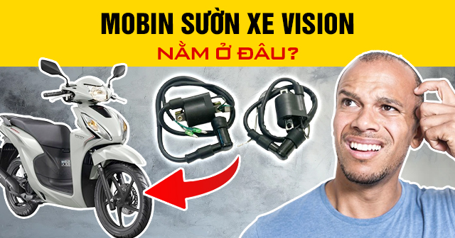 Mobin sườn xe Vision nằm ở đâu?