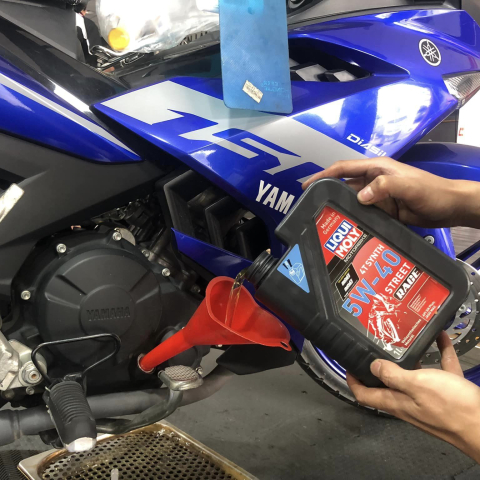 Nhớt Liqui Moly 4T Synth 5W40 Motorbike
