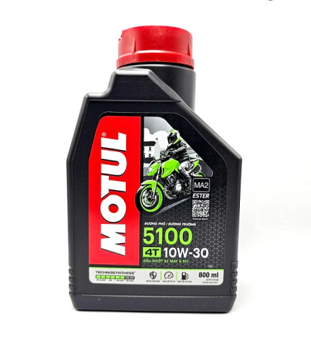 Nhớt Motul 5100 4T 10W30 0.8L