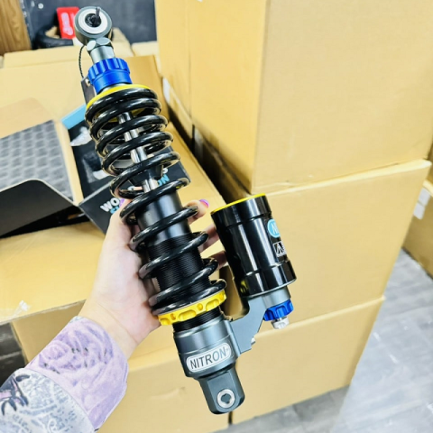 Phuộc Nitron bình dầu dưới cho Vario, Click mẫu mới chính hãng Việt Nam