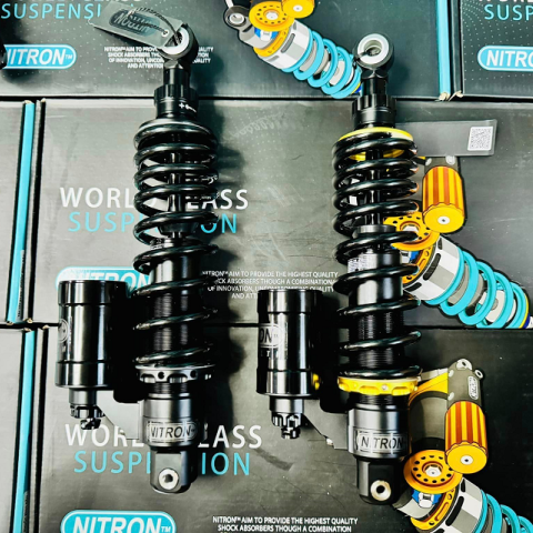 Phuộc Nitron bình dầu dưới cho Vario, Click mẫu mới chính hãng Việt Nam