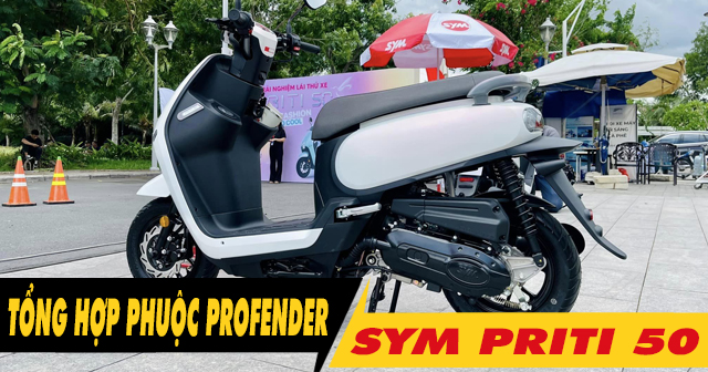 Phuộc Profender cho xe ga Priti 50 loại nào chạy nhún êm nhất?