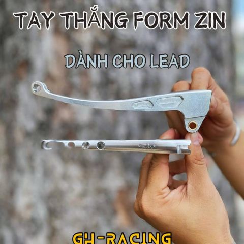 Tay thắng GH-Racing CNC cho Honda Lead Abs