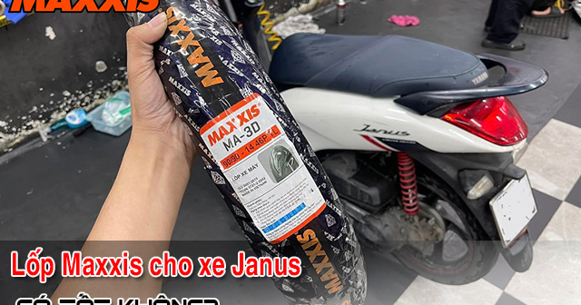 Janus thay vỏ Maxxis gai kim cương 3D có bám đường tốt không? 