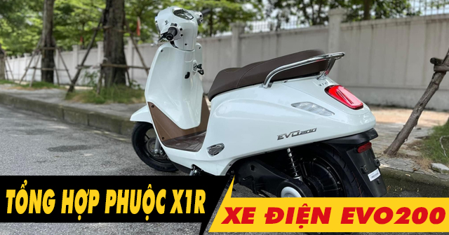 Phuộc X1R cho xe điện Evo200 loại nào chạy nhún êm nhất?