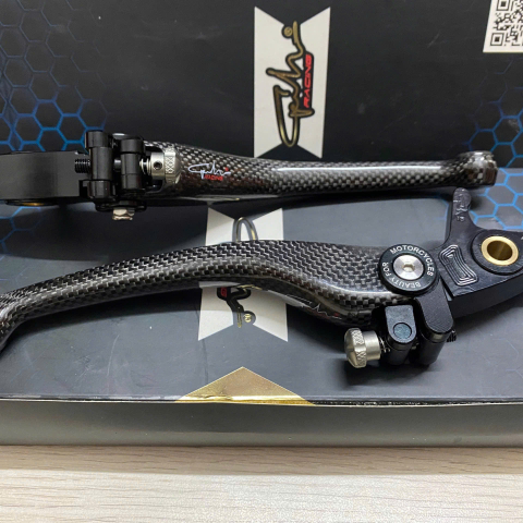 Tay thắng Carbon cho Honda SH 2 thắng đĩa SH 125/150i, SH300i, SH350i,....