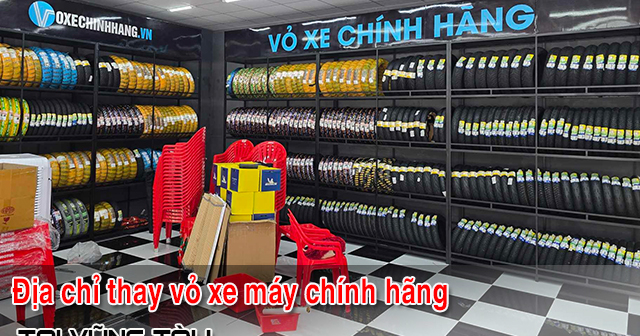 Địa chỉ thay vỏ lốp xe máy tại Vũng Tàu giá tốt