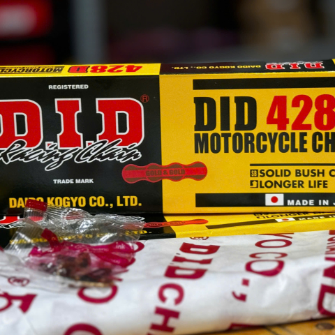 Sên vàng DID 9 ly 428D 124 mắc chính hãng