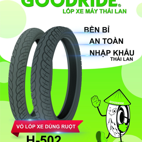 Vỏ xe có ruột Goodride H502 80/90-17 
