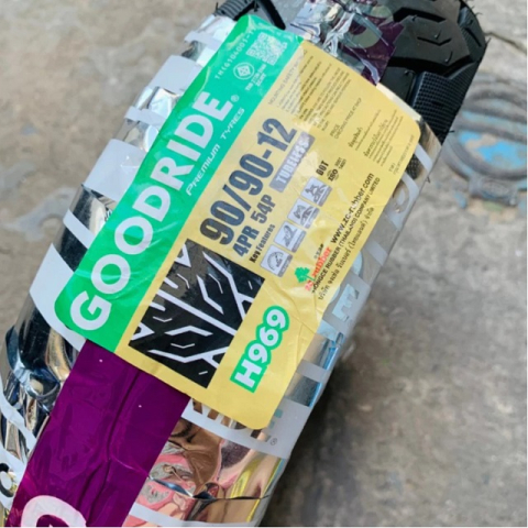 Vỏ Goodride H969 90/90-12 bánh trước xe Lead, SCR, Atilla, Latte,...