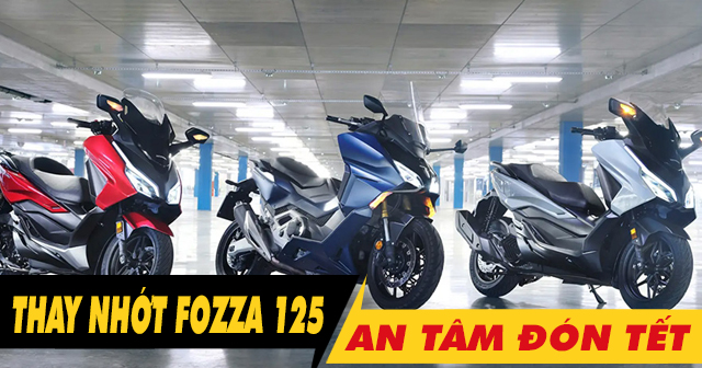 Chọn dầu nhớt tốt cho Fozza 125 thay dịp cuối năm an tâm đón tết 2025