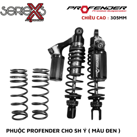 Phuộc Profender X Series cho SH Ý, NVX 155, AEROX cao 305mm chính hãng