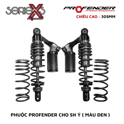 Phuộc Profender X Series cho SH Ý, NVX 155, AEROX cao 305mm chính hãng