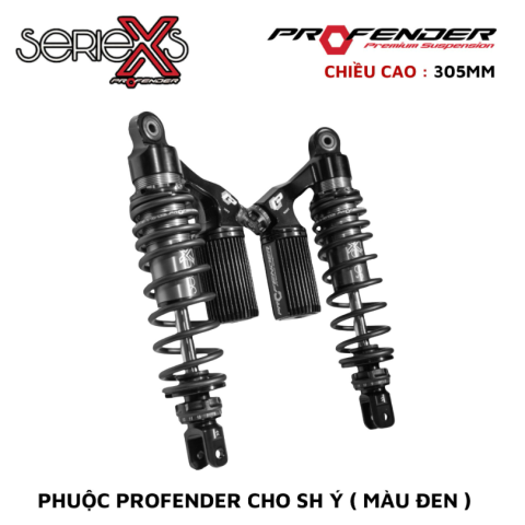 Phuộc Profender X Series cho SH Ý, NVX 155, AEROX cao 305mm chính hãng