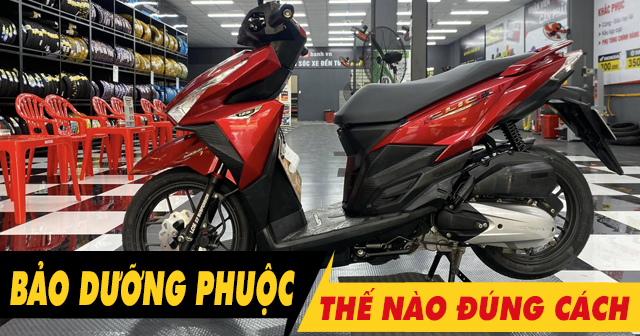 Bảo dưỡng phuộc giảm xóc xe máy thế nào là đúng cách?