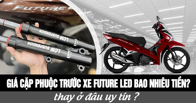 Giá cặp phuộc trước xe Future Led bao nhiêu tiền? Thay ở đâu uy tín?