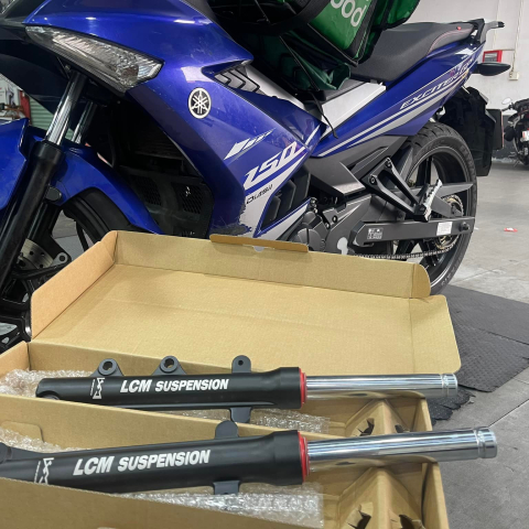 Phuộc trước LCM ty bạc cho Exciter 150 ty phuộc 26mm