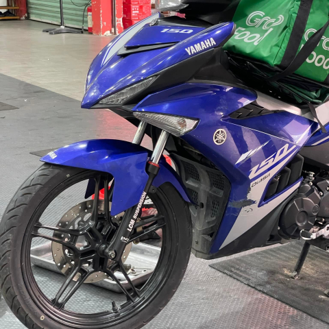 Phuộc trước LCM ty bạc cho Exciter 150 ty phuộc 26mm