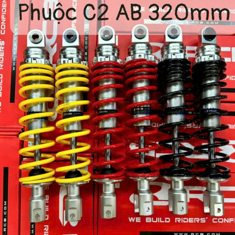 Phuộc RCB C2 cho AB 125-150 (các đời 2 val) chính hãng