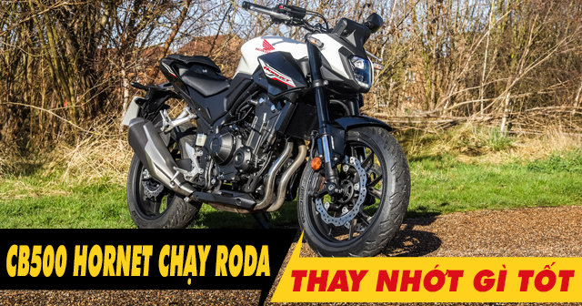 Xe mô tô Honda CB500 Hornet chạy roda thì thay nhớt máy như thế nào?