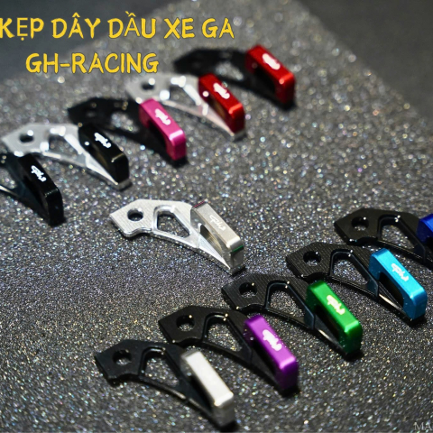 Pát kẹp dây dầu GH Racing (bên trái)