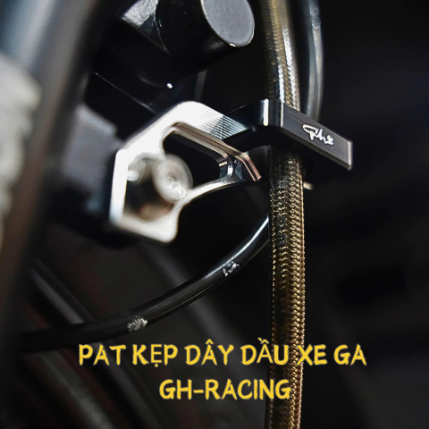 Pát kẹp dây dầu GH Racing (bên trái)
