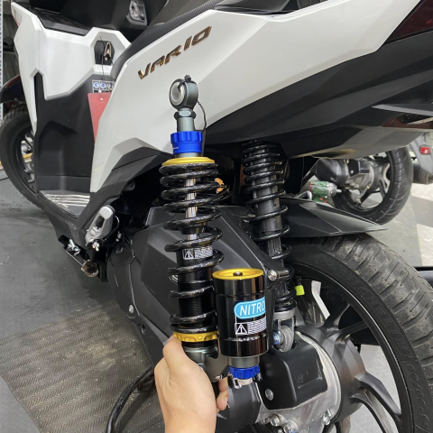 Phuộc Nitron bình dầu dưới cho Vario, Click mẫu mới chính hãng Việt Nam
