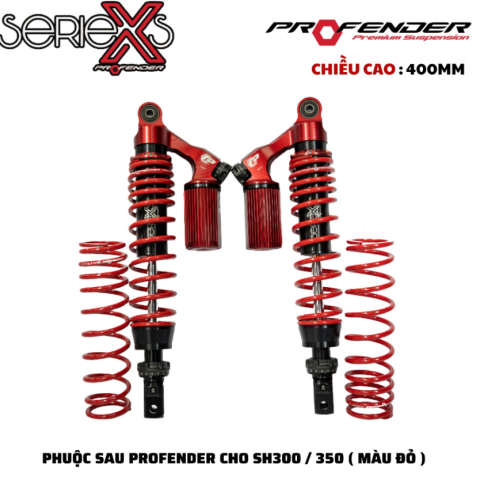 Phuộc Profender X Series cho SH 350i, SH300i cao 400mm chính hãng