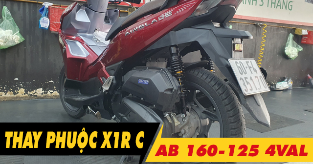Tư vấn lên phuộc X1R C cho AB 160-125 4val có tốt không?