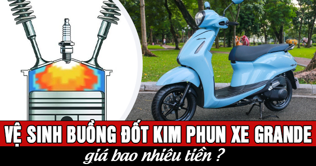 Vệ sinh buồng đốt kim phun xe Grande giá bao nhiêu?