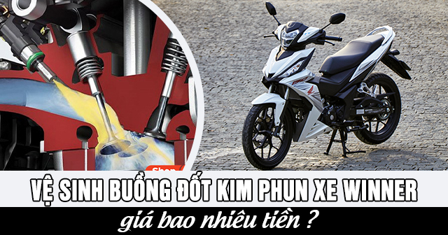 Vệ sinh buồng đốt kim phun xe Winner giá bao nhiêu?