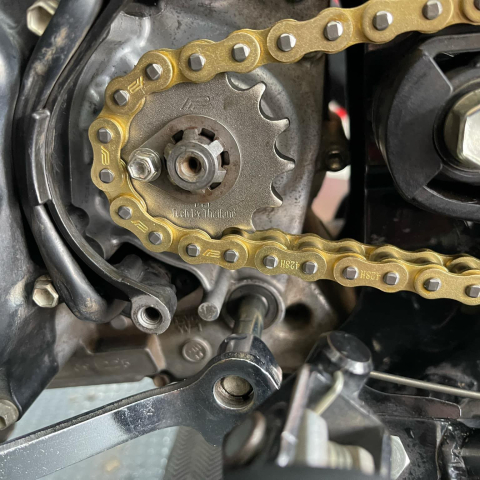 Bộ nhông sên dĩa Pro-Bike sên vàng cho Exciter 155 (46T)