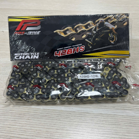 Bộ nhông sên dĩa Pro-Bike tán đúc vàng đen cho Exciter 150 (42T) 428HS