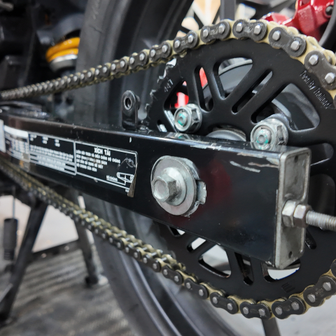 Bộ nhông sên dĩa Pro-Bike tán đúc vàng đen cho Winner (44T) 428HS