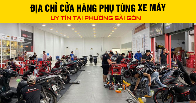 Địa chỉ cửa hàng phụ tùng xe máy uy tín tại phường Tân Định