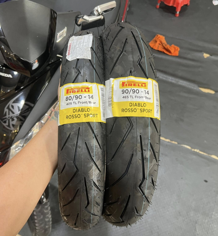 Lốp Pirelli Diablo Rosso Sport (80/90-14 - 90/90-14)