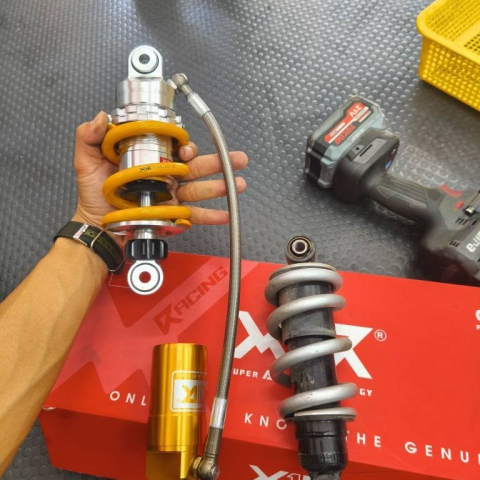 Phuộc X1R bình dầu cho Exciter 135 chính hãng