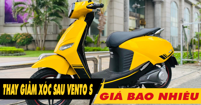 Thay nhún giảm xóc sau xe điện Vento S giá bao nhiêu?