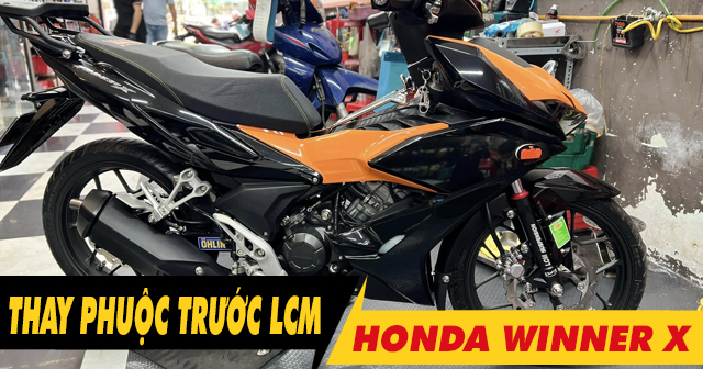 Thay phuộc nhún trước LCM cho xe Winner X có tốt không?