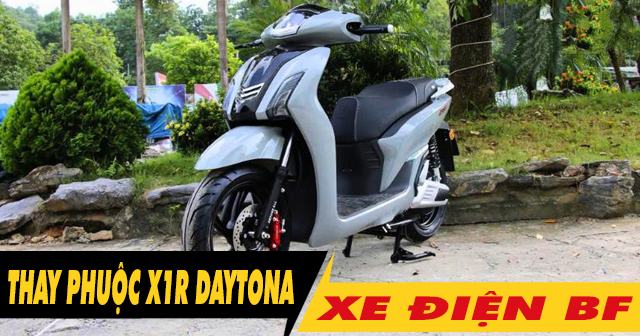 Thay phuộc sau X1R Daytona cho xe điện BF nhún có êm không?