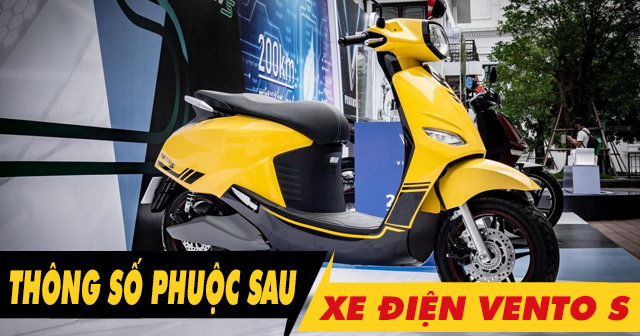 Thông số phuộc sau xe điện Vento S cao bao nhiêu?