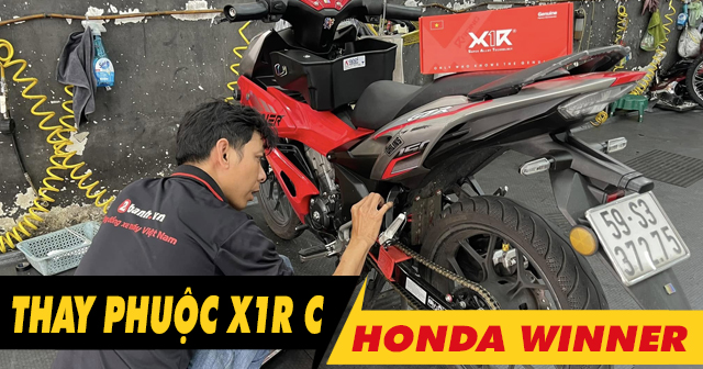Tư vấn lên phuộc X1R C cho Honda Winner có tốt không?