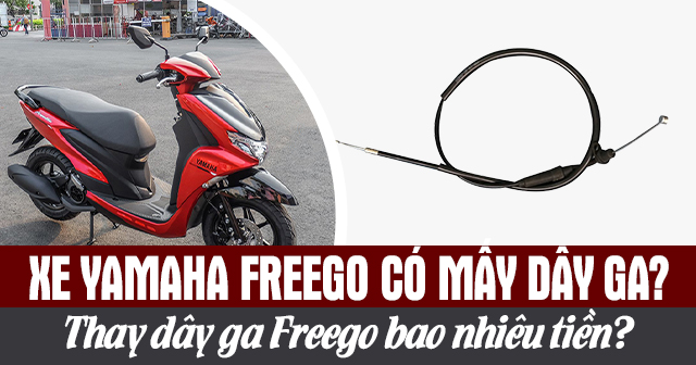 Xe Yamaha Freego có mấy dây ga? Thay dây ga Freego bao nhiêu tiền?