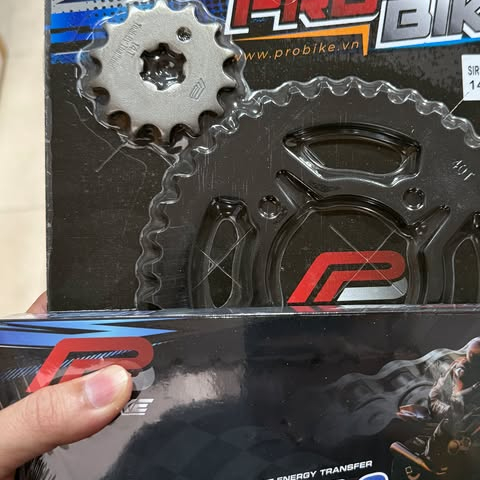 Bộ nhông sên dĩa Pro-Bike cho Sirius 15T - 36T- Sên 428S 108L (sên tán đúc)